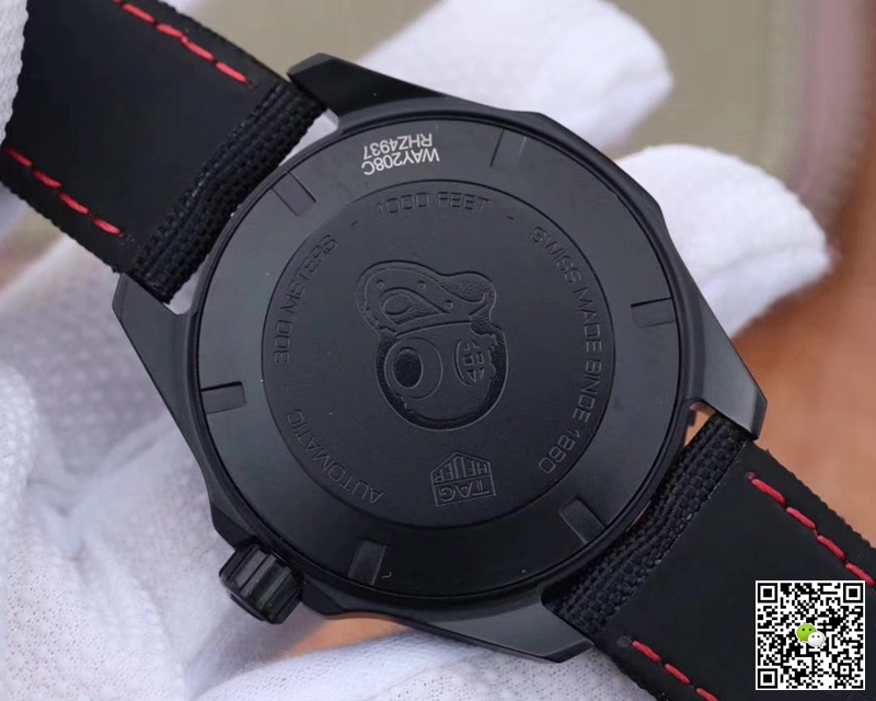 Replica Tag Heuer Aquaracer WAY208C.RHZ4937 1:1 Best Edition V6 Factory Black Dial Swiss ETA2824-2