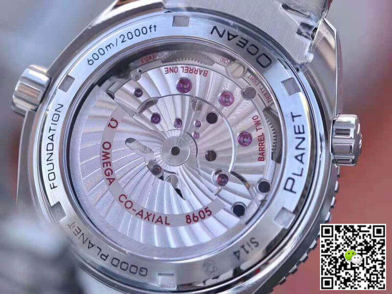 Replica 0me*ga Seamaster Planet Ocean 232.90.44.22.03.001 VS Factory 1:1 Best Edition Swiss ETA8605 Blue Dial