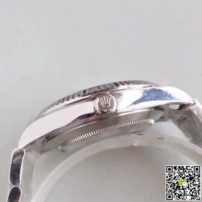 R01ex Dupe Datejust II 116334-0009 1:1 Best Edition Swiss ETA2836 Silver Dial D1am0nd Marker