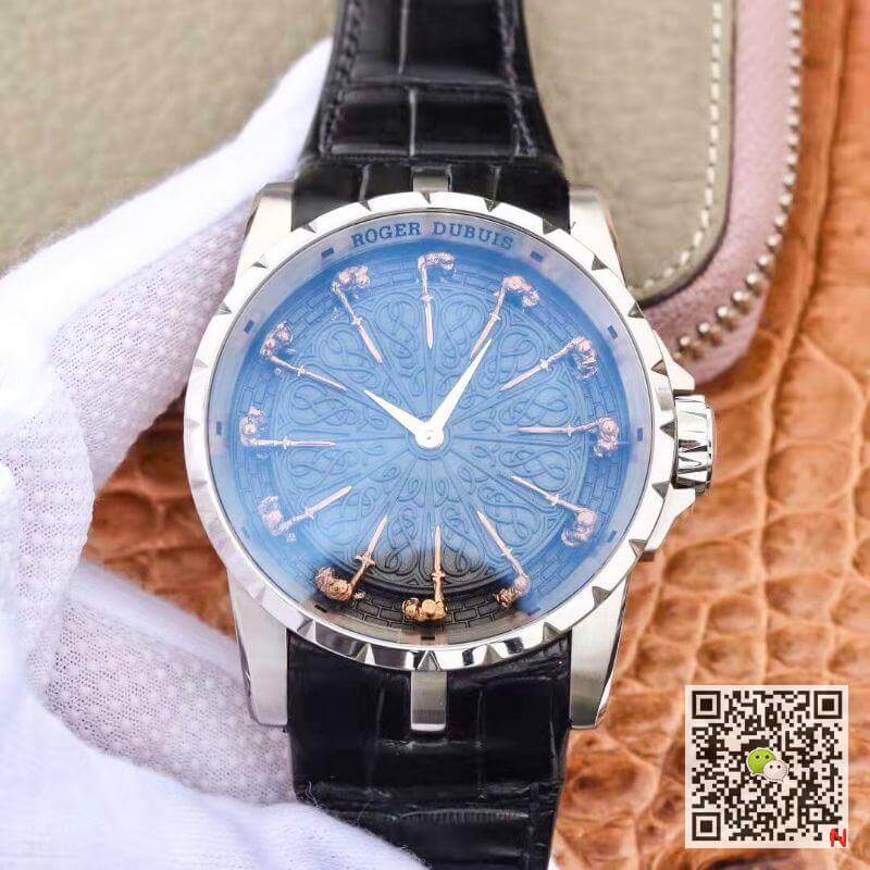 Replica Roger Dubuis Excalibur Knights of The Round Table II Rddbex0511 ZF Factory 1:1 Best Edition Stainless steel case Swiss M9015