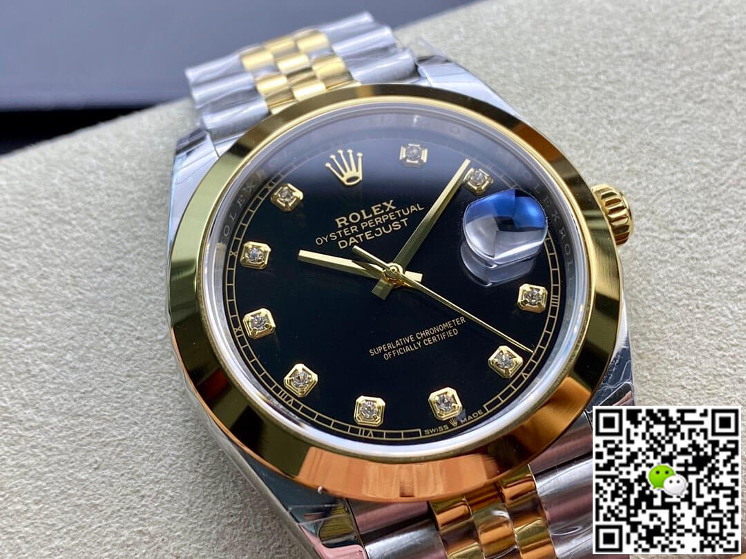 Replica R01ex Datejust M126303-0006 1:1 Best Edition EW Factory Black Dial