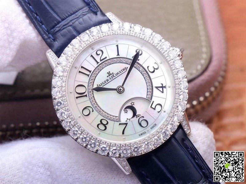 Replica Jaeger LeCoultre Rendez Vous Q3523570 1:1 Best Edition ZF Factory Silver D1am0nd Swiss ETA925B/1