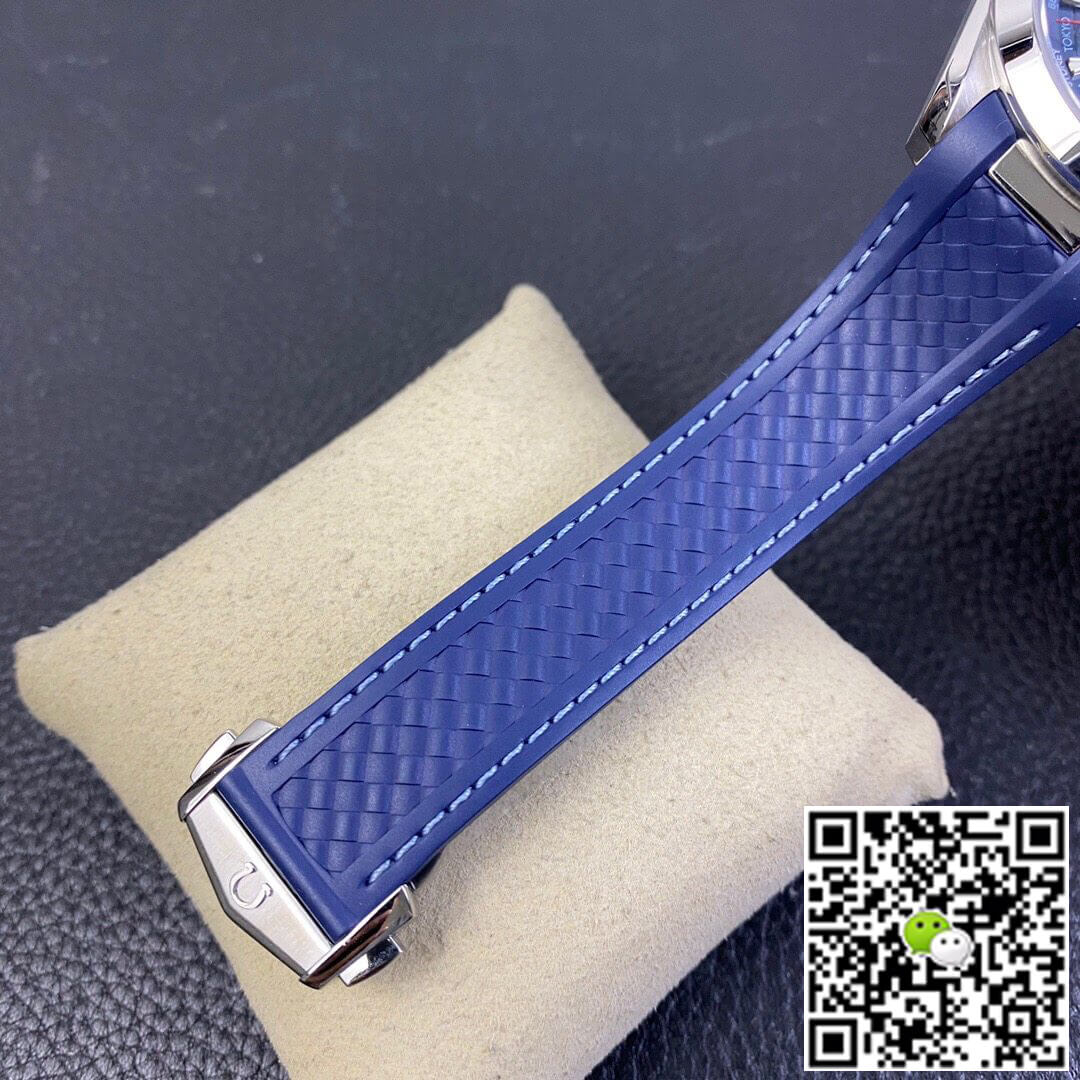 Replica 0me*ga Seamaster Aqua Terra GMT Worldtimer 220.12.43.22.03.001 1:1 Best Edition VS Factory Blue Dial Swiss ETA8938