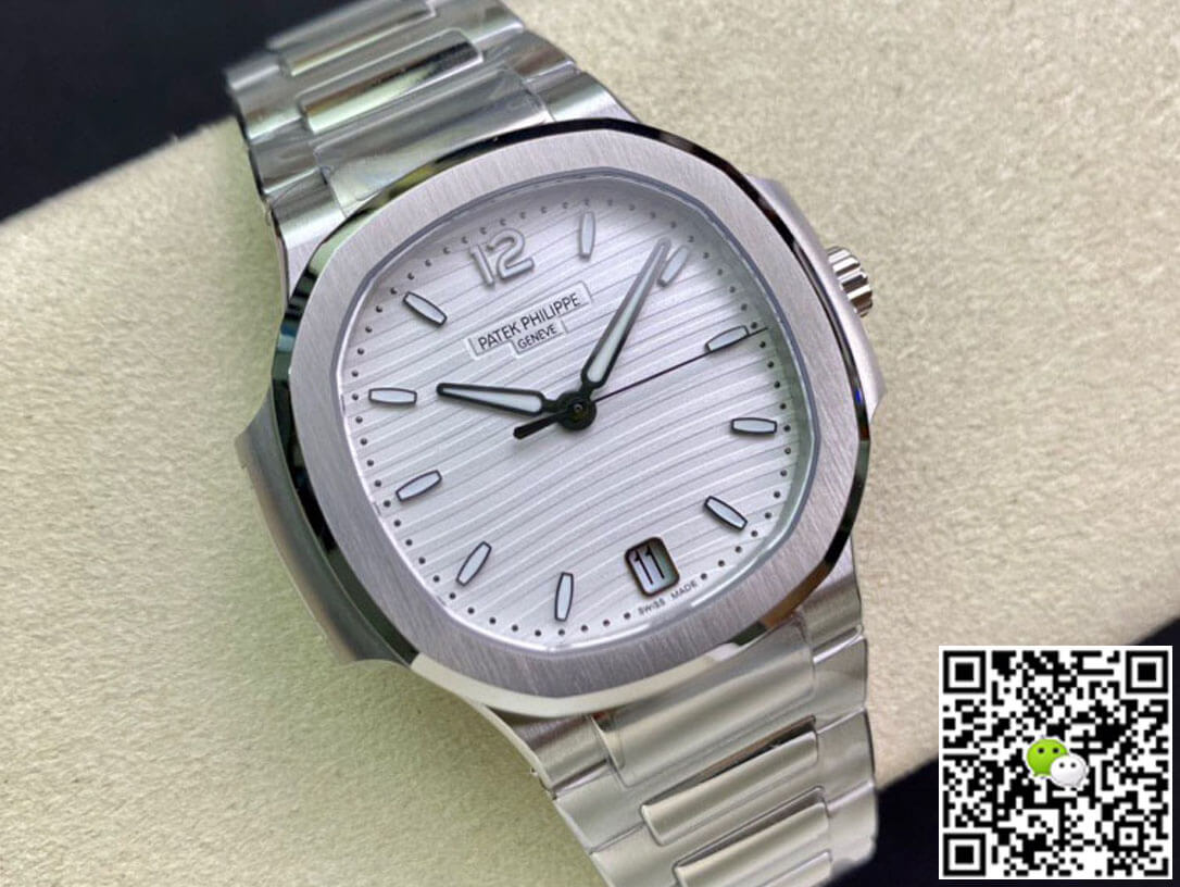 Replica Pat*k Phi1i*pe Nautilus Ladies 7118/1A-010 1:1 Best Edition 3K Factory Silver Dial