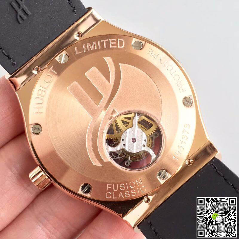 Hublot Replica Classic Fusion Tourbillon 505.OX.1180.LR Men Watches 1:1 Best Edition Swiss Tourbillon Black Dial
