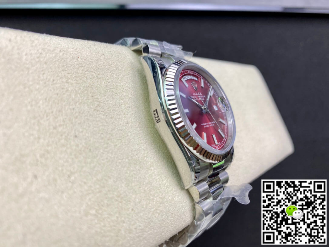 Replica R01ex Day Date 118239 1:1 Best Edition EW Factory Cherry Dial