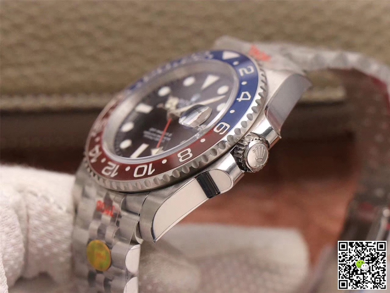 Replica R01ex GMT Master II 126710BLRO-0001 1:1 Best Edition Noob Factory Black Dial Swiss ETA3285