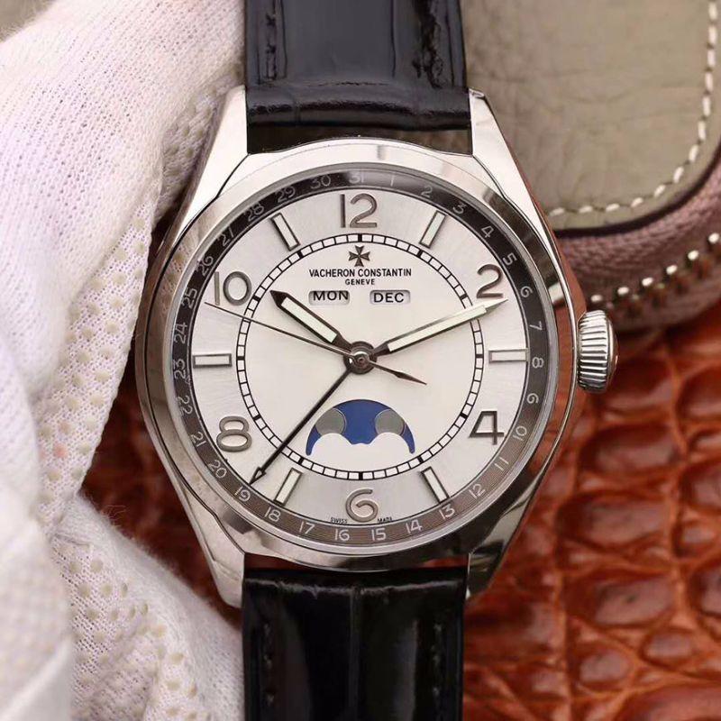 Replica Vacheron C0nstan1n FiftySix Day-Date 4000E/000A-B439 1:1 Best Edition Swiss ETA2460-QCL White Dial
