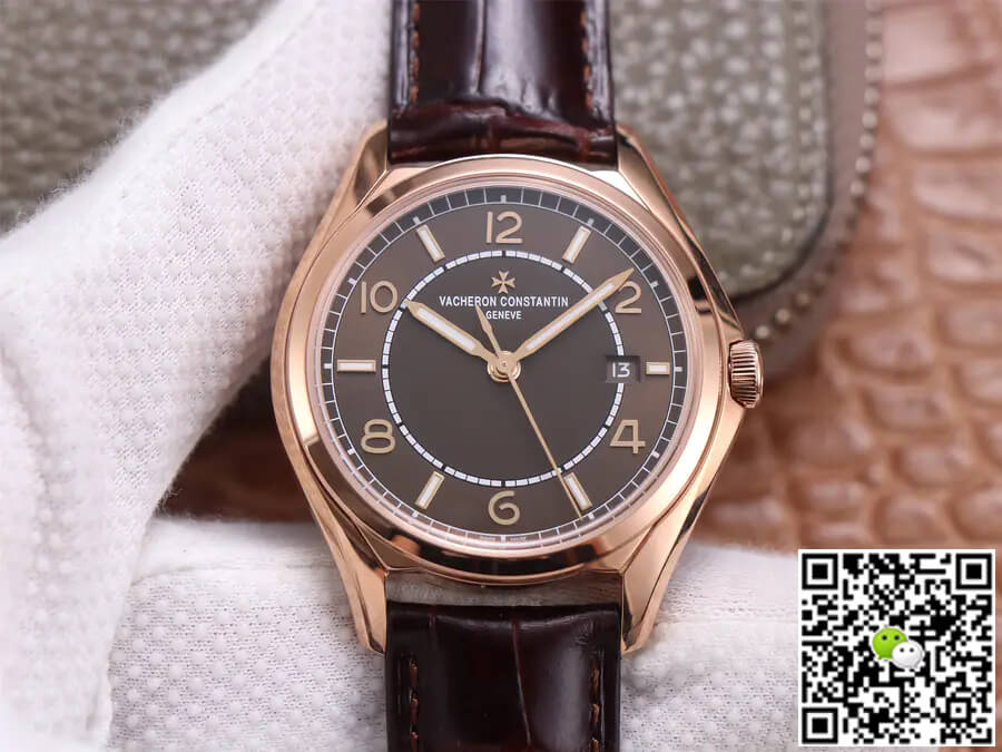 Replica Vacheron C0nstan1n Fiftysix 4600E/000R-B576 1:1 Best Edition ZF Factory Rose Gold