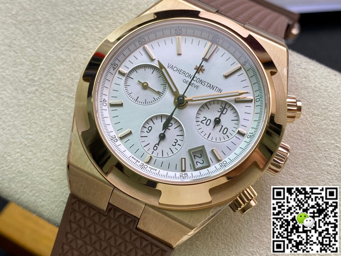 Replica Vacheron C0nstan1n Overseas 5500V 1:1 Best Edition 8F Factory Rubber Strap