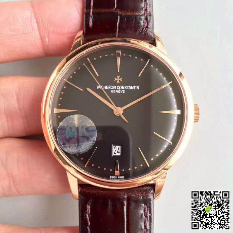 Vacheron C0nstan1n Replica Patrimony 85180/000R-9166 MKS Factory 1:1 Best Edition Swiss ETA9015 Black Dial