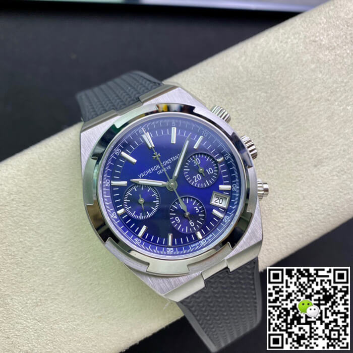 Replica Vacheron C0nstan1n Overseas 5500V/110A-B148 1:1 Best Edition 8F Factory Rubber Strap