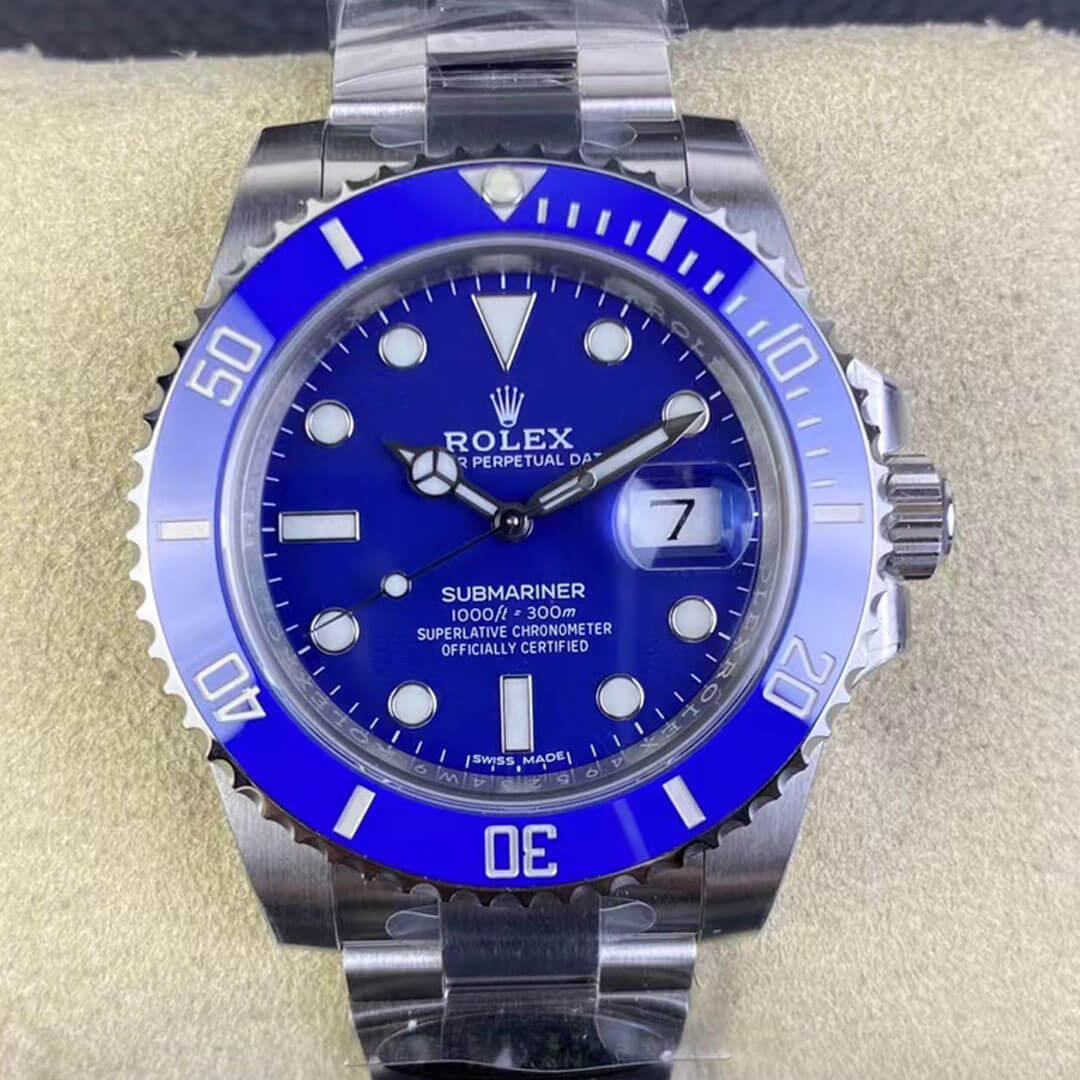 Replica R01ex Submariner 116619LB-97209 40MM 1:1 Best Edition Clean Factory V5 Blue Dial