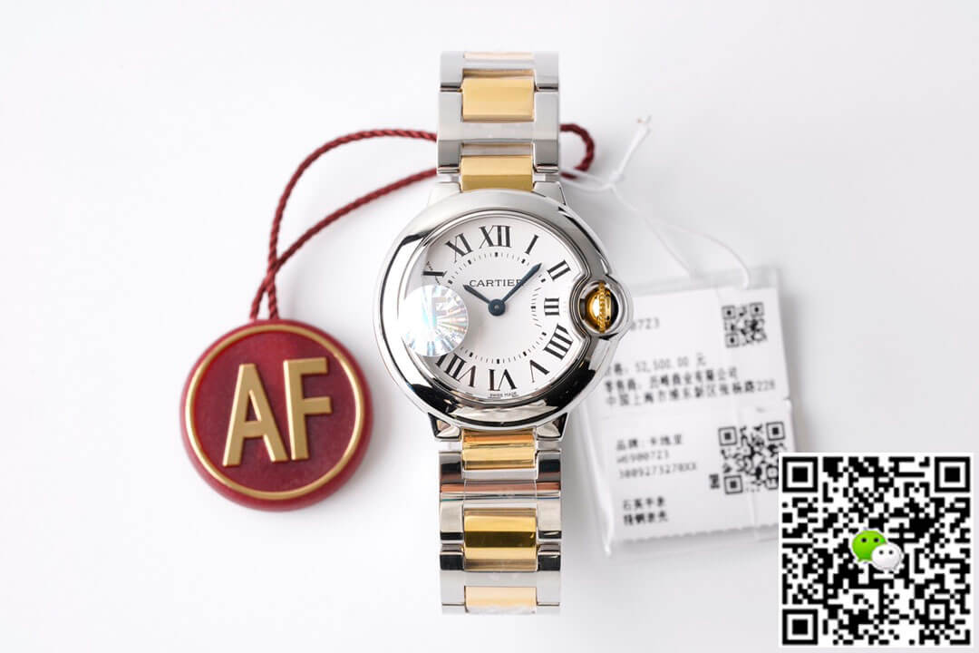 Replica Ballon Bleu De Ca*t1er 28MM W69007Z3 1:1 Best Edition AF Factory White Dial