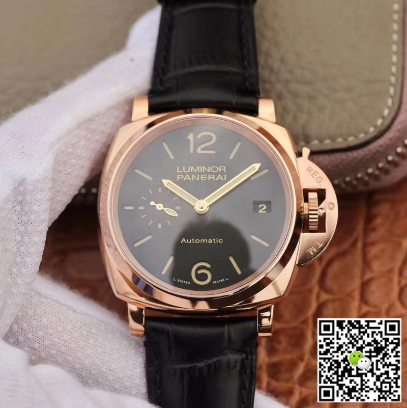 Pa*e*a1 Replica Luminor Due PAM01029 1:1 Best Edition VS Factory Black Dial Swiss OP.XXXIV