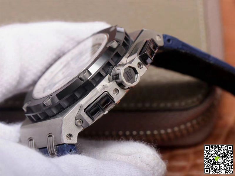 Replica Audemars P1g*et Royal Oak Offshore 26078PO.OO.D018CR.01 1:1 Best Edition JF Factory Blue Dial Swiss ETA3126