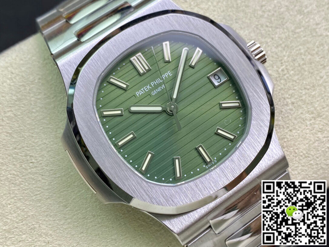 Replica Pat*k Phi1i*pe Nautilus 5711/1A 1:1 Best Edition PPF Factory Olive Green Dial