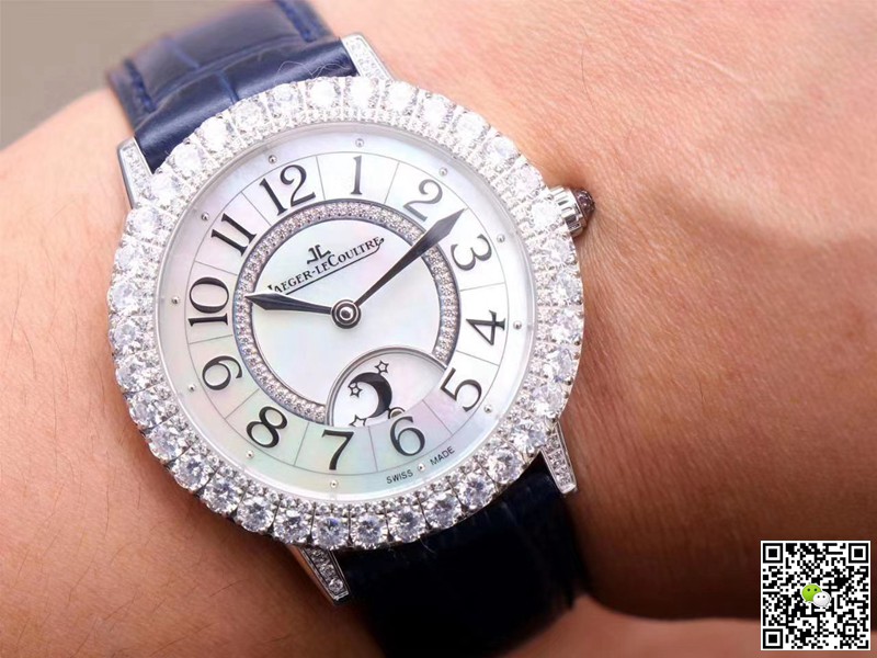 Replica Jaeger LeCoultre Rendez Vous Q3523570 1:1 Best Edition ZF Factory Silver D1am0nd Swiss ETA925B/1