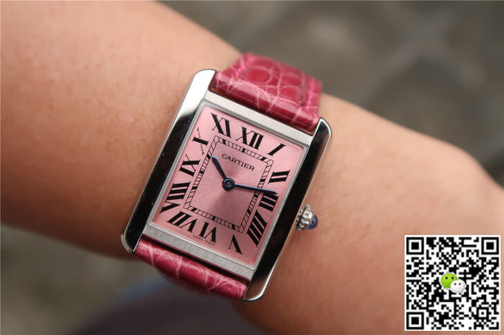 Ca*t1er Replica Tank W5200000 Ladies 1:1 Best Edition K11 Factory Pink Dial