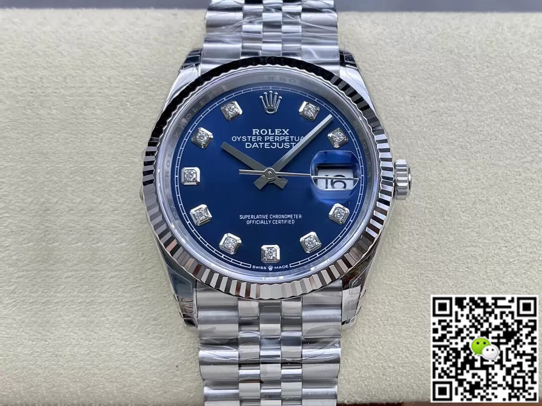 Replica R01ex Datejust M126234-0037 36MM 1:1 Best Edition VS Factory D1am0nd Dial