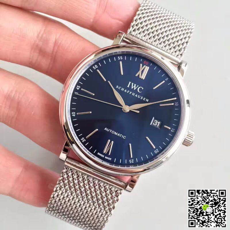 Replica IWC Portofino IW356512 MKS Factory 1:1 Best Edition Swiss ETA2892 Blue Sunburst Dial
