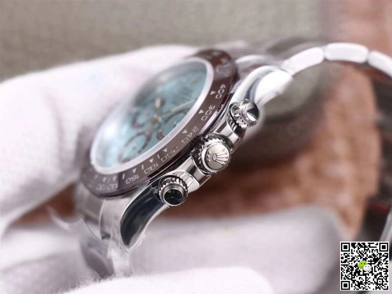 R01ex Daytona Replica M116506-0004 1:1 Best Edition Noob Factory Blue Dial Swiss ETA4130