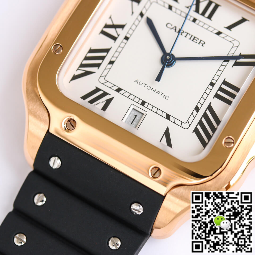 Ca*t1er Watch Rep Santos WGSA0007 1:1 Best Edition GF Factory V2 Rose Gold