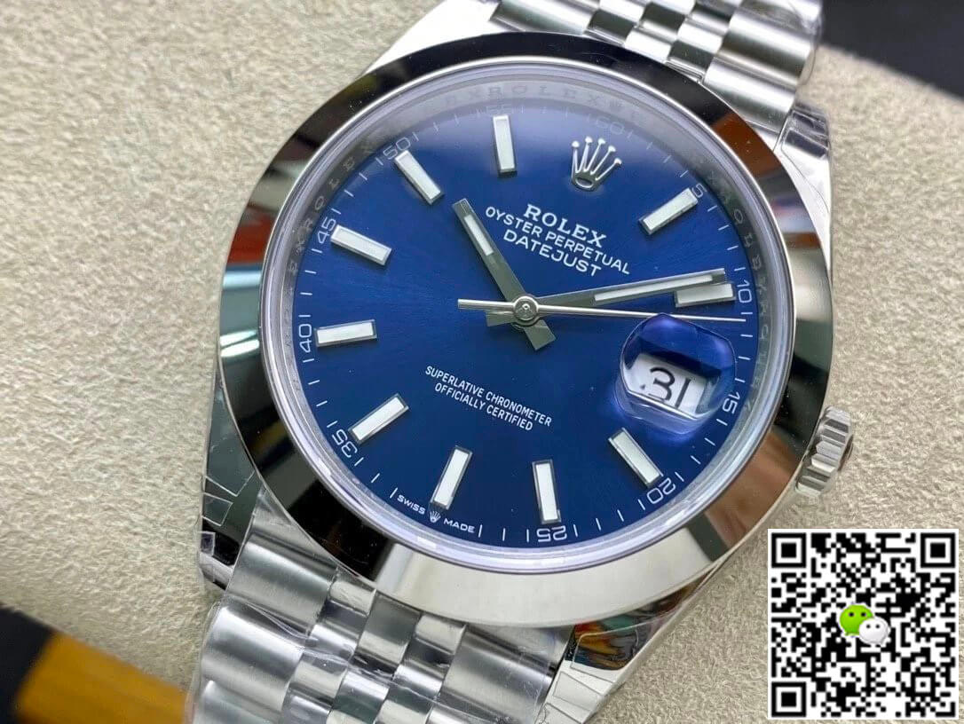 Replica R01ex Datejust M126300-0002 41MM 1:1 Best Edition VS Factory Blue Dial