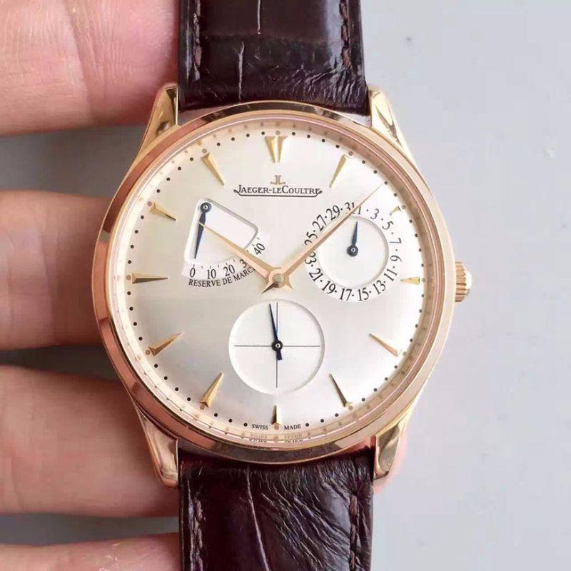 Replica Jaeger-LeCoultre Master Ultra Thin Q1372520 ZF Factory Mechanical Watches 1:1 Best Edition Swiss ETA938 18K rose gold