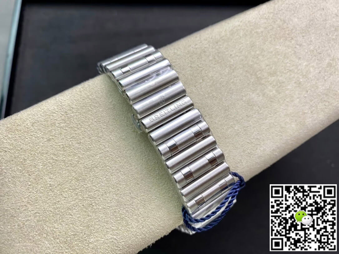 Replica Breitling Chronomat AB0134101G1A1 1:1 Best Edition GF Factory White Dial