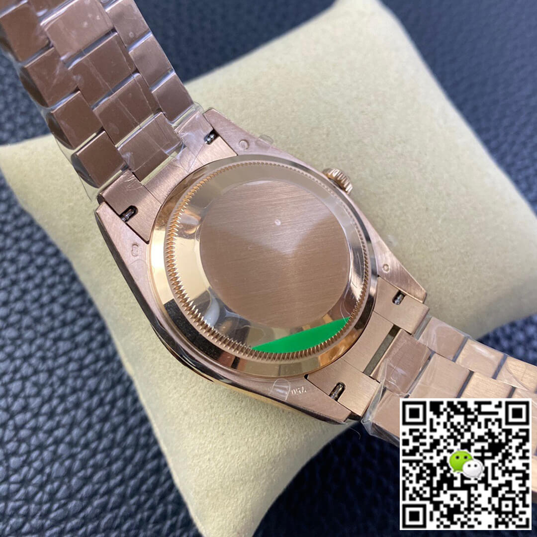 Replica R01ex Day Date M128345rbr-0041 1:1 Best Edition EW Factory Brown Dial