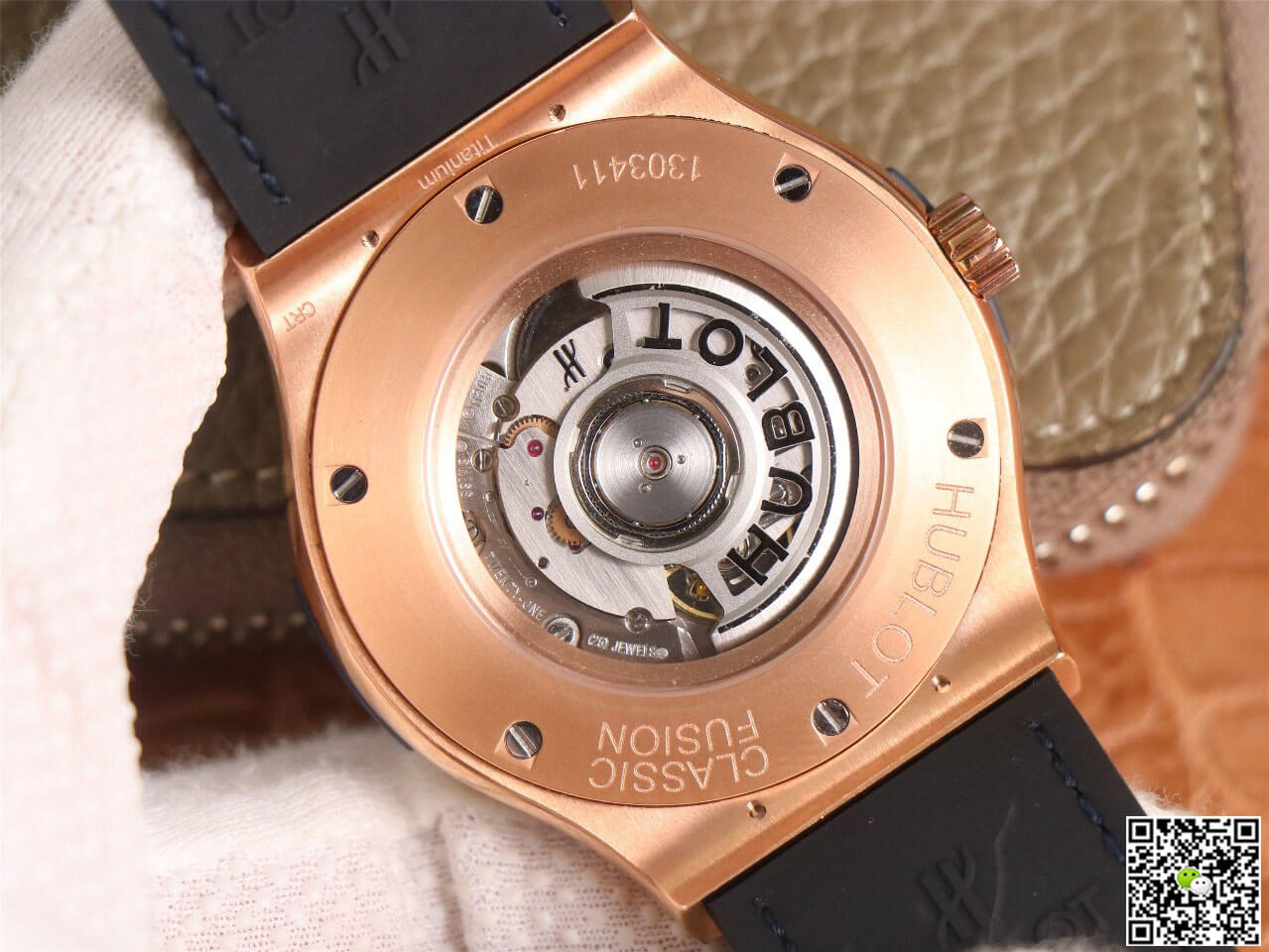 Replica Hublot Classic Fusion 511.OX.7180.LR 1:1 Best Edition WWF Factory Rose Gold