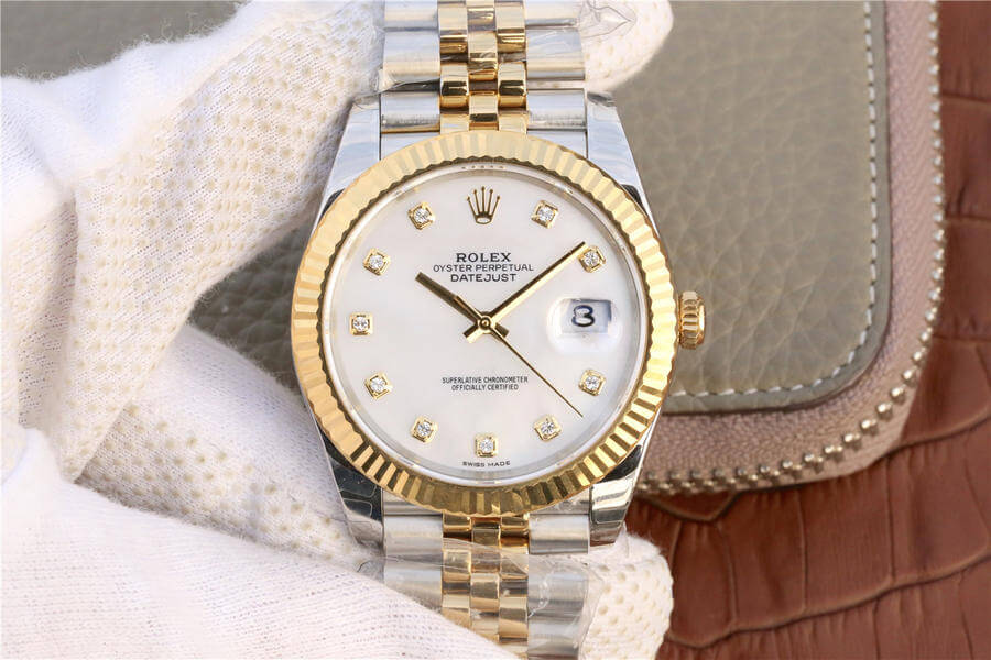 Replica R01ex Datejust M126333-0018 1:1 Best Edition EW Factory Yellow Gold
