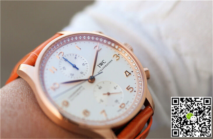 Replica IWC Portuguese ZF Factory 1:1 Best Edition Orange Strap