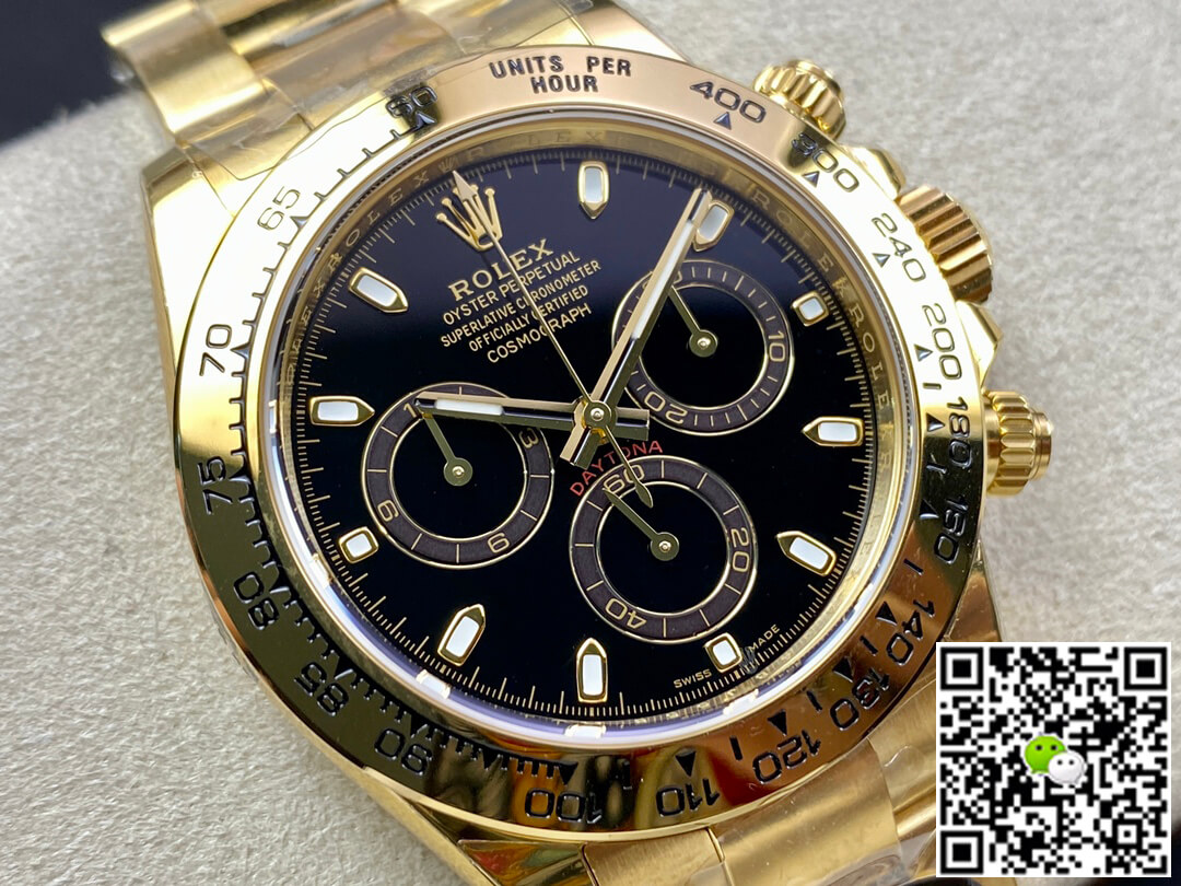 Replica R01ex Daytona M116508-0004 1:1 Best Edition BT Factory Yellow Gold