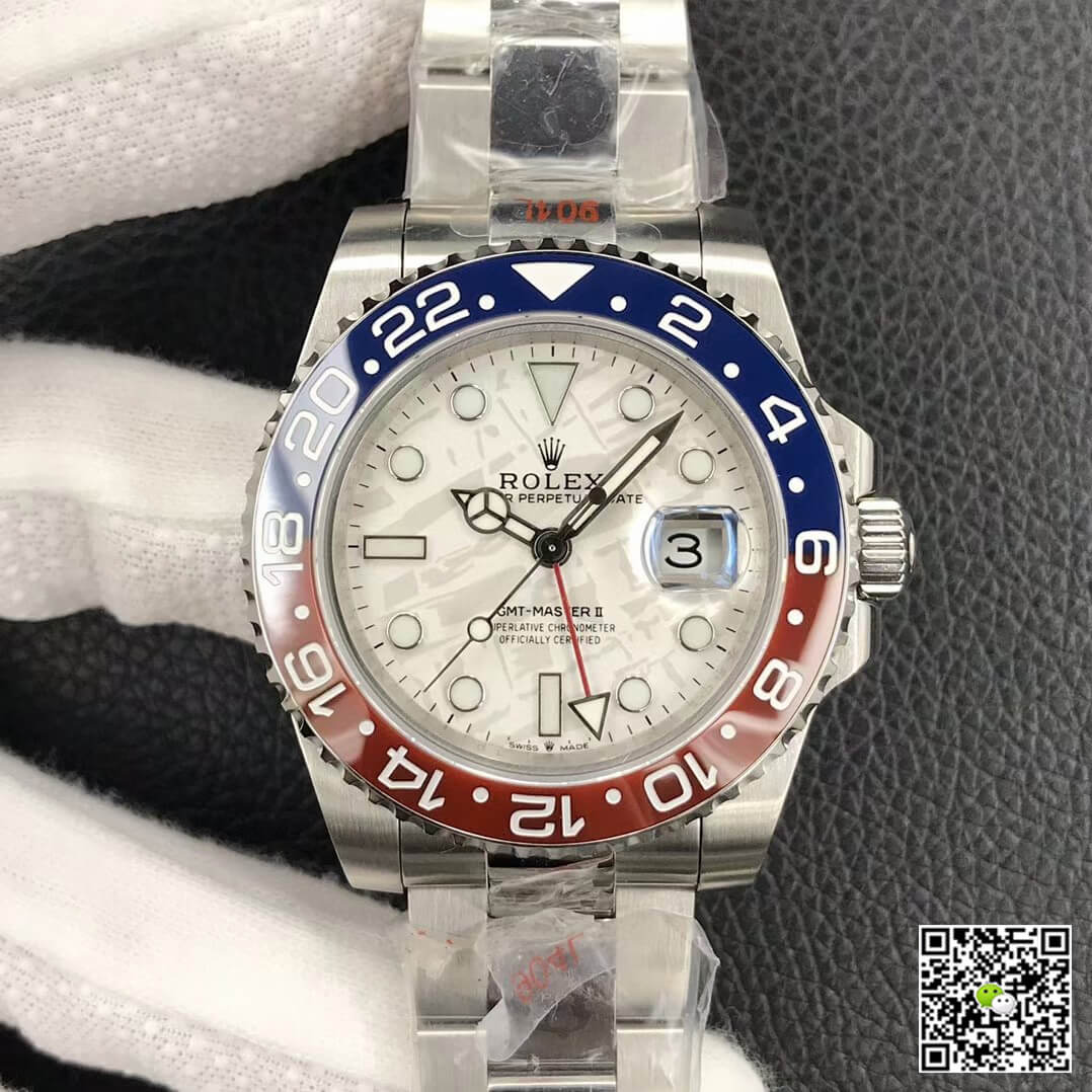 Replica R01ex GMT Master II 126719BLRO-0002 1:1 Best Edition GM Factory White Gold