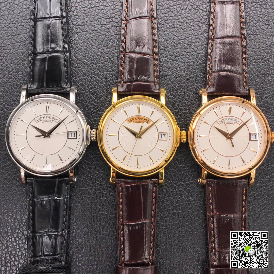 Replica Pat*k Phi1i*pe Calatrava 5153J-001 1:1 Best Edition ZF Factory White Dial Rose Gold