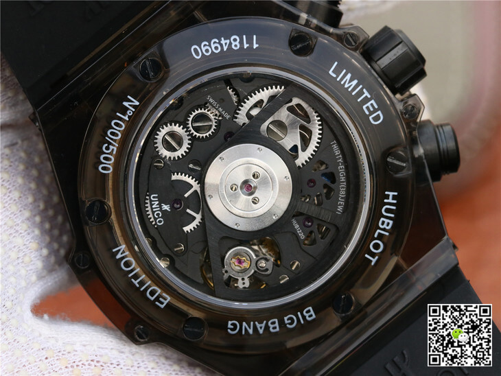 Replica Hublot Big Bang 411.JX.4802.RT 1:1 Best Edition Black Case Black Strap