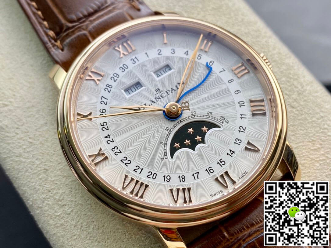 Replica Blancpain Villeret 6654 1:1 Best Edition OM Factory V3 Gold Case