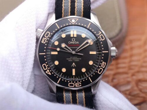 Replica 0me*ga Seamaster 210.92.42.20.01.001 1:1 Best Edition James Bond 007 VS Factory Black Dial Swiss ETA2836-2