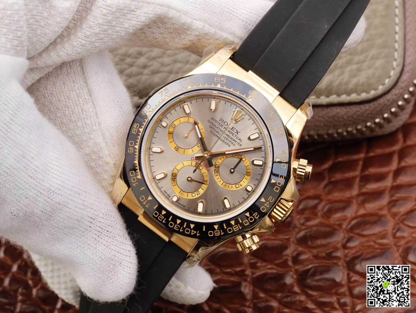 Replica R01ex Daytona Cosmograph 116518LN 1:1 Best Edition JH Factory Silver Gray Dial