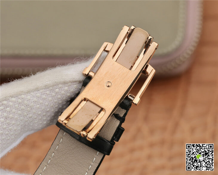 Replica Blancpain Villeret 6025-3642-55B 1:1 Best Edition JB Factory Gold Case Black Dial