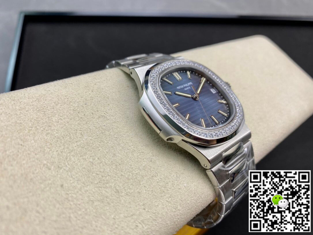 Replica Pat*k Phi1i*pe Nautilus 5713/1G-010 1:1 Best Edition PPF Factory V4 Blue Dial Swiss ETA324