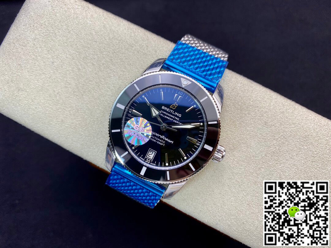 Replica Breitling S*perocean Heritage II AB202033/Q618/152A GF Factory 1:1 Best Edition Swiss ETA9015 Black Dial