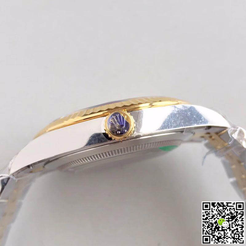 R01ex Dupe Datejust II 41mm 126333 Men Watches 1:1 Best Edition Swiss ETA3255 Black Dial