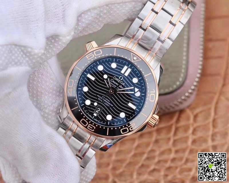 Replica 0me*ga Seamaster 210.20.42.20.01.001 1:1 Best Edition VS Factory Black Dial Swiss ETA8800