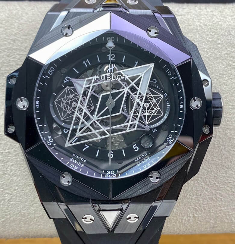 Replica Hublot Big Bang Sang Bleu II 418.CX.1114.RX.MXM20 1:1 Best Edition BB Factory Black Ceramics