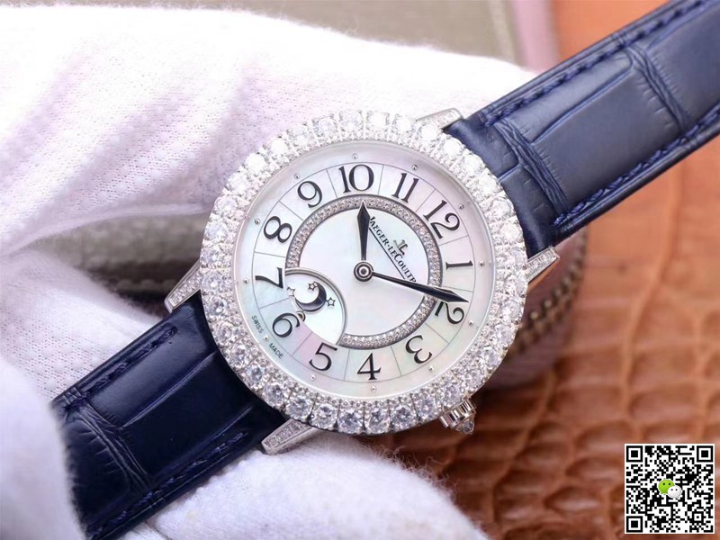 Replica Jaeger LeCoultre Rendez Vous Q3523570 1:1 Best Edition ZF Factory Silver D1am0nd Swiss ETA925B/1