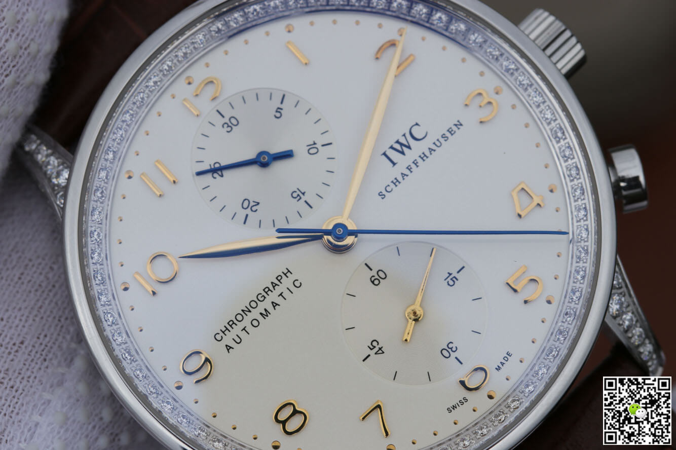 Replica IWC Portugieser IW371440 1:1 Best Edition ZF Factory V2 D1am0nd Bezel