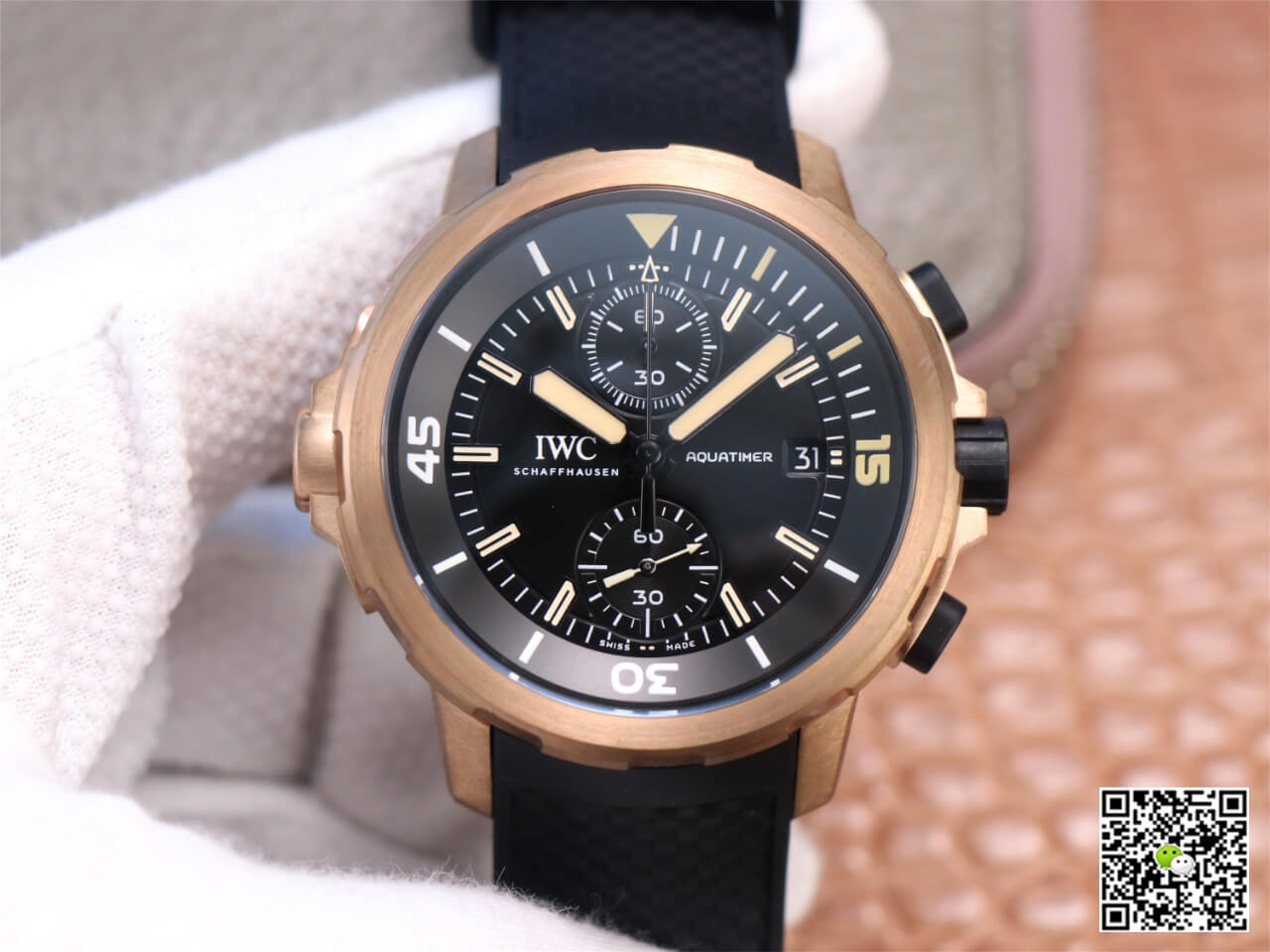 Replica IWC Aquatimer Darwin Adventure Tour Special Edition IW379503 1:1 Best Edition V6 Factory Bronze Alloy